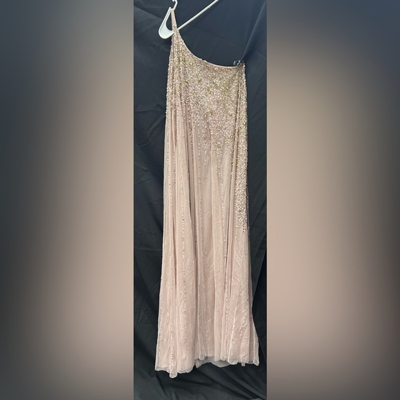 MAC DUGGAL 9224 NWT One Shoulder Embellished Trapeze A Line Gown - Picture 5 of 8